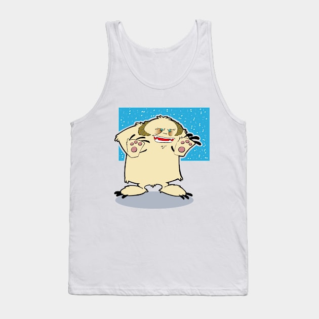 Snow Monster Tank Top by RichCameron